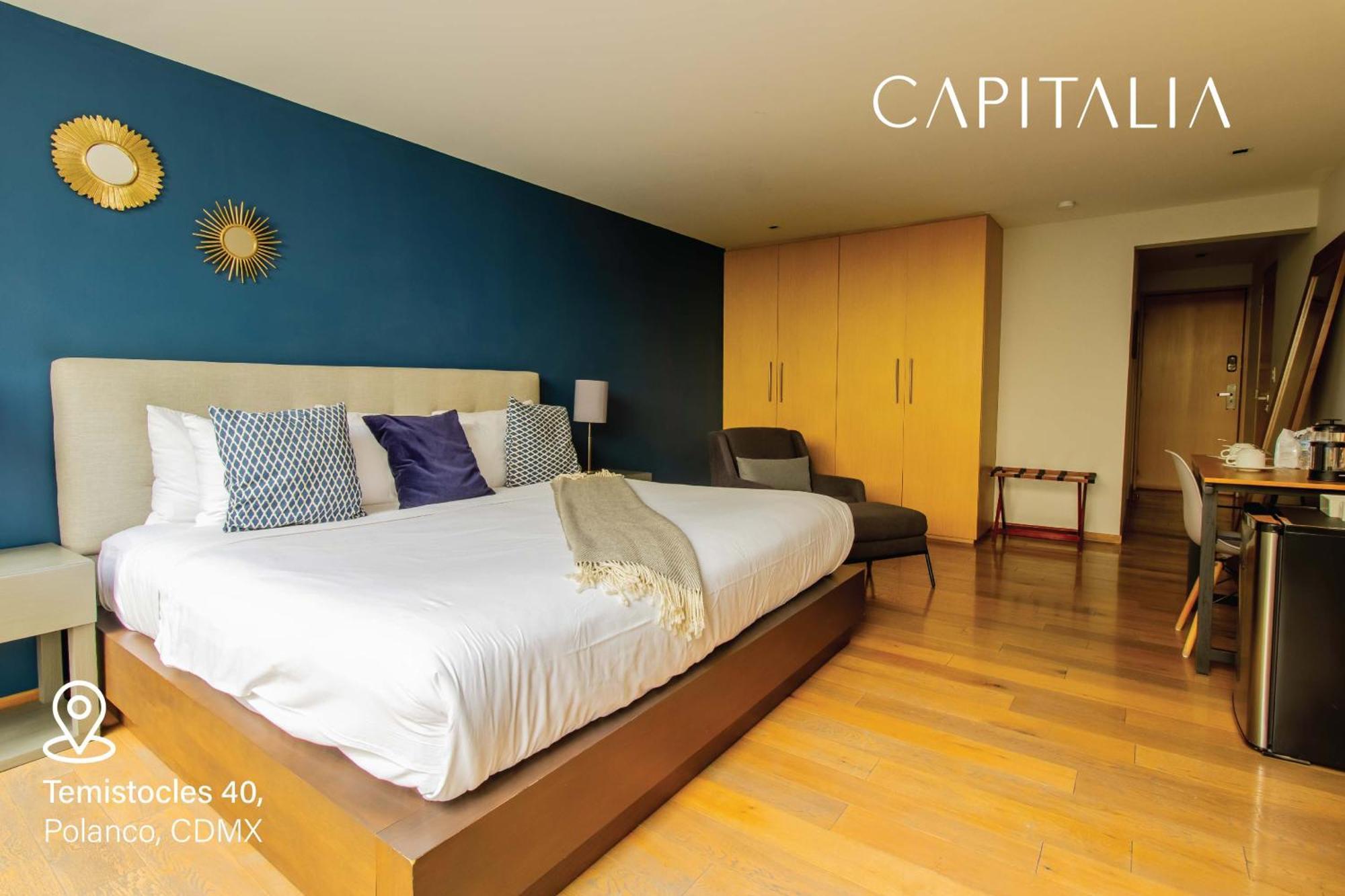 Capitalia - Luxury Apartments - Temistocles 40 Мексико Сити Екстериор снимка