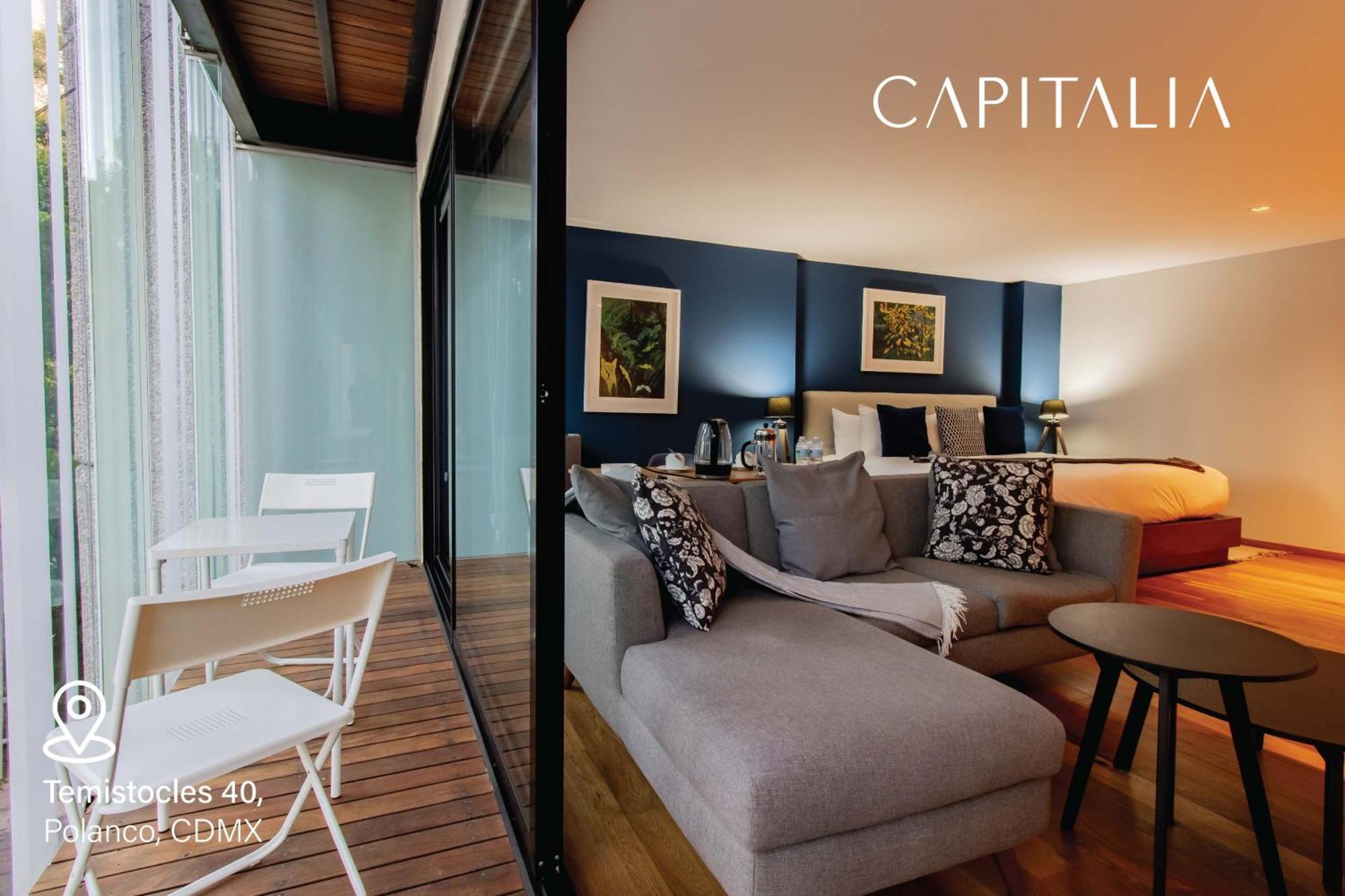 Capitalia - Luxury Apartments - Temistocles 40 Мексико Сити Екстериор снимка